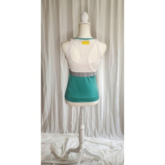 Women Adidas Stella McCartney Sz 0 White Tennis Tank Top Preppy Cutout Althletic - Picture 5 of 13